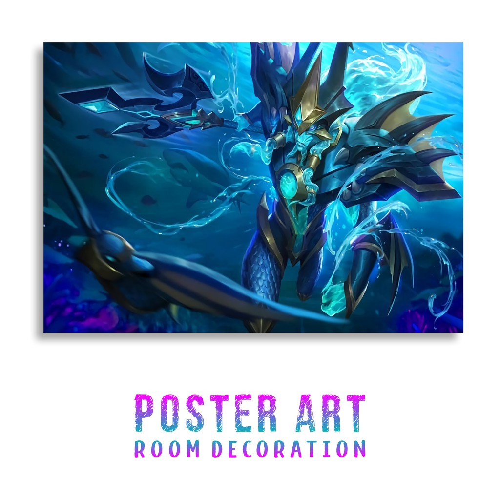 Poster Mobile Legends Alpha Sea Gladiator Shopee Indonesia