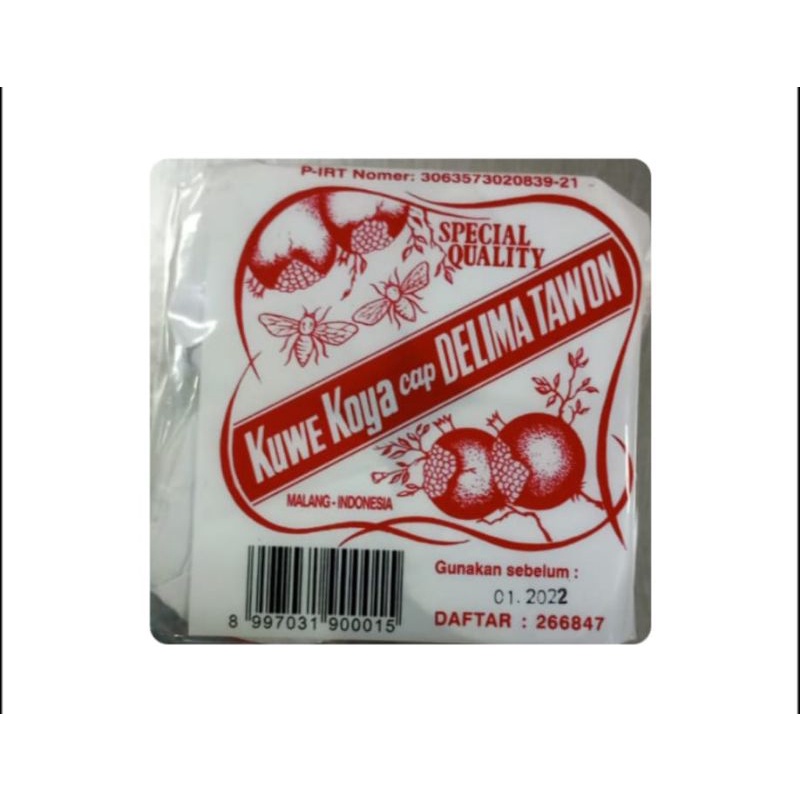 

kue koya cap delima tawon 250 gr