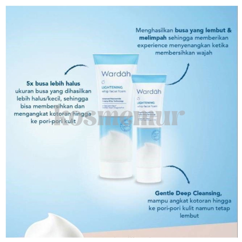 Wardah Lightening Whip Facial Foam