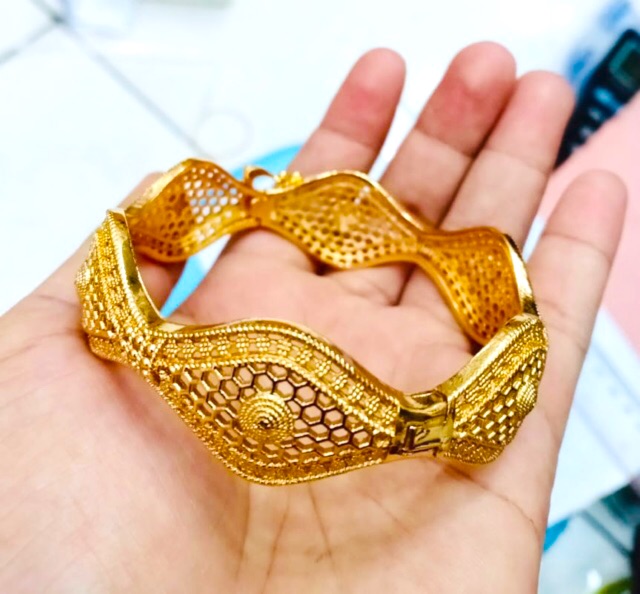 Gelang tangan wanita lapis emas gelang banggle gelang bangkok’an yaxiya xuping replika emas