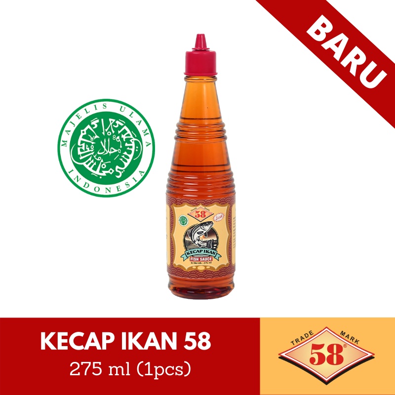 

Saos 58 - Kecap Ikan 58 Halal (275 ml)