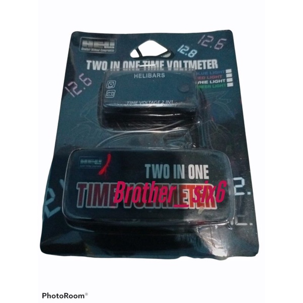 Volt meter aki digital plus jam volt meter universal cocok buat motor rx king rx spesial rxk yt115