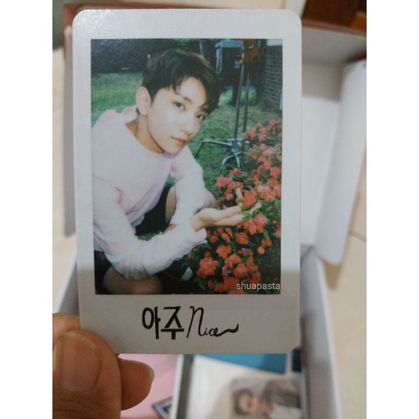 Seventeen Joshua Photo card Teen Age White & Aju Nice