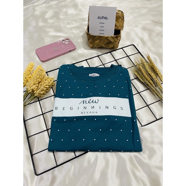 Sweater Cewe NEVADA Polkadot // Sweater Wanita Murah-Tosca Polka