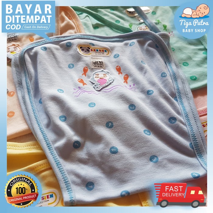 POPOK KAIN TALI BAYI CUCI ULANG MOTIF SIEN-SIEN SNI LEMBUT UNTUK BAYI