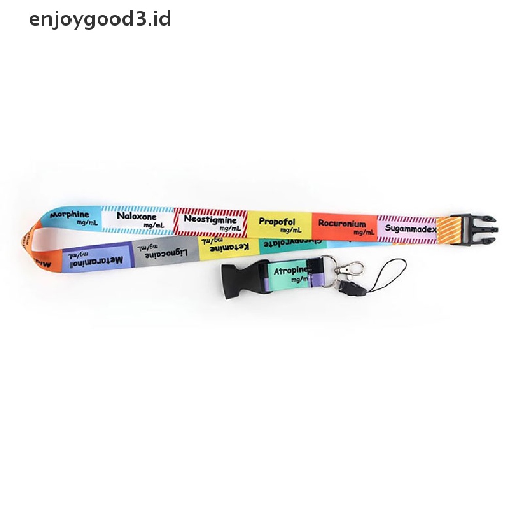 (Rready Stock) Tali Lanyard Gantungan Kunci Seri ICU Untuk Dokter / Teman