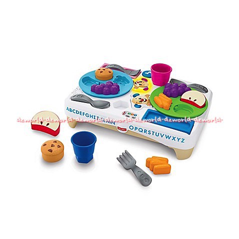 Fisher Price Laugh&amp;Learn Say Please Snack Set Mainan Edukasi