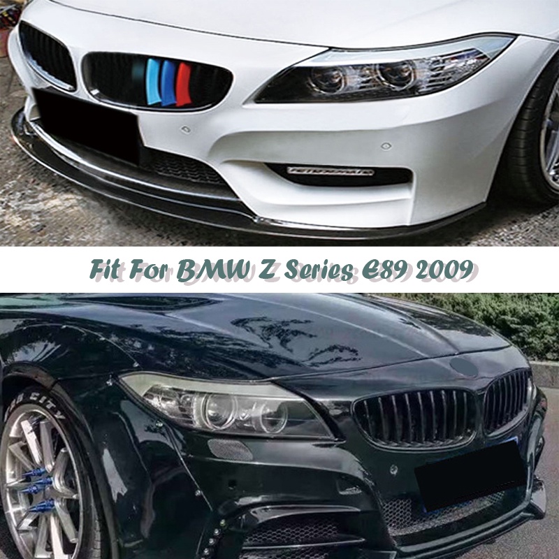 1 Set Kidney Grill Bumper Depan Warna Hitam Untuk BMW E89 Z4 09-1 Roadster M Sport Power Performance