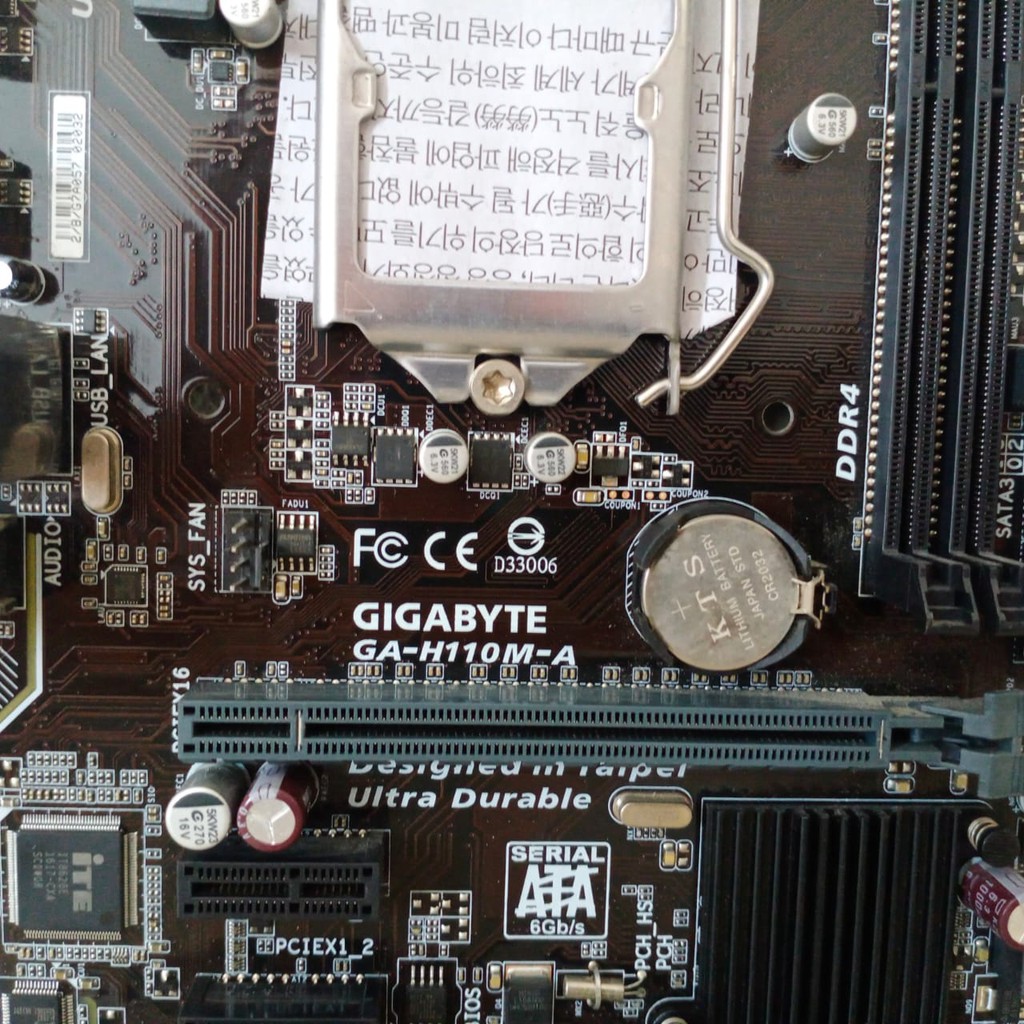 Mainboard H110 LGA 1151 DDR4 Gigabyte