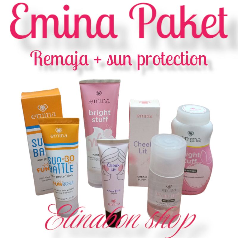 Emina Paket Remaja + Sun protection spf 30 PA+++