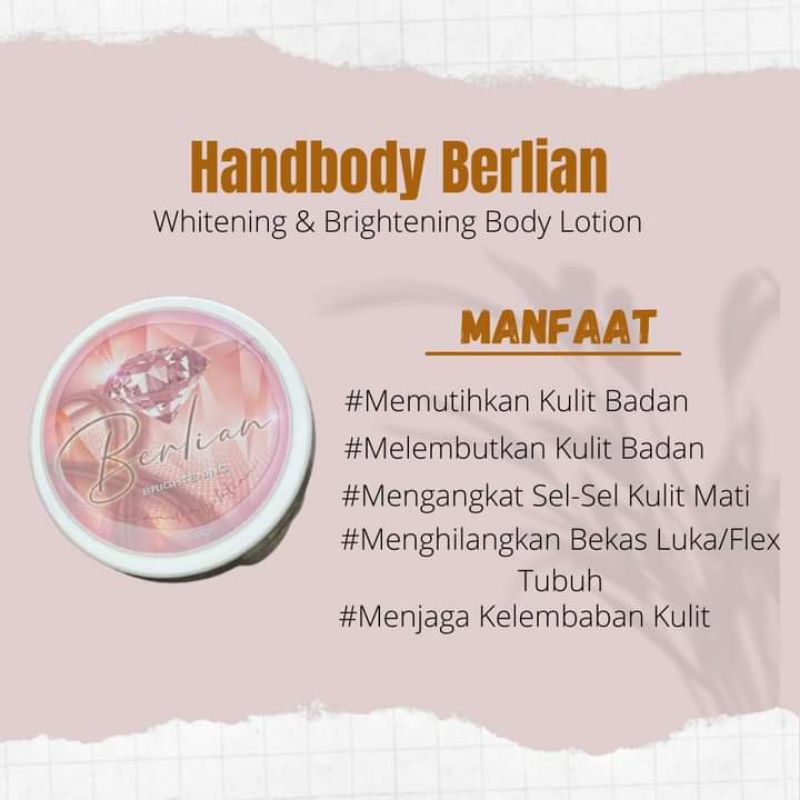 HANDBODY BERLIAN / HB BERLIAN