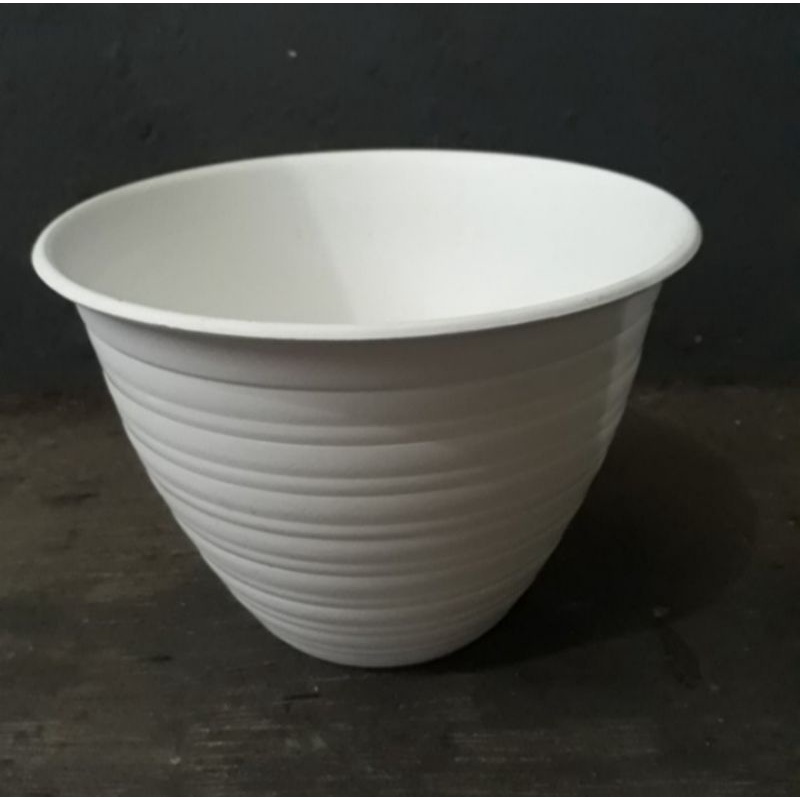 pot tawon putih 18, pot 18 cm, indoor, mewah, premium