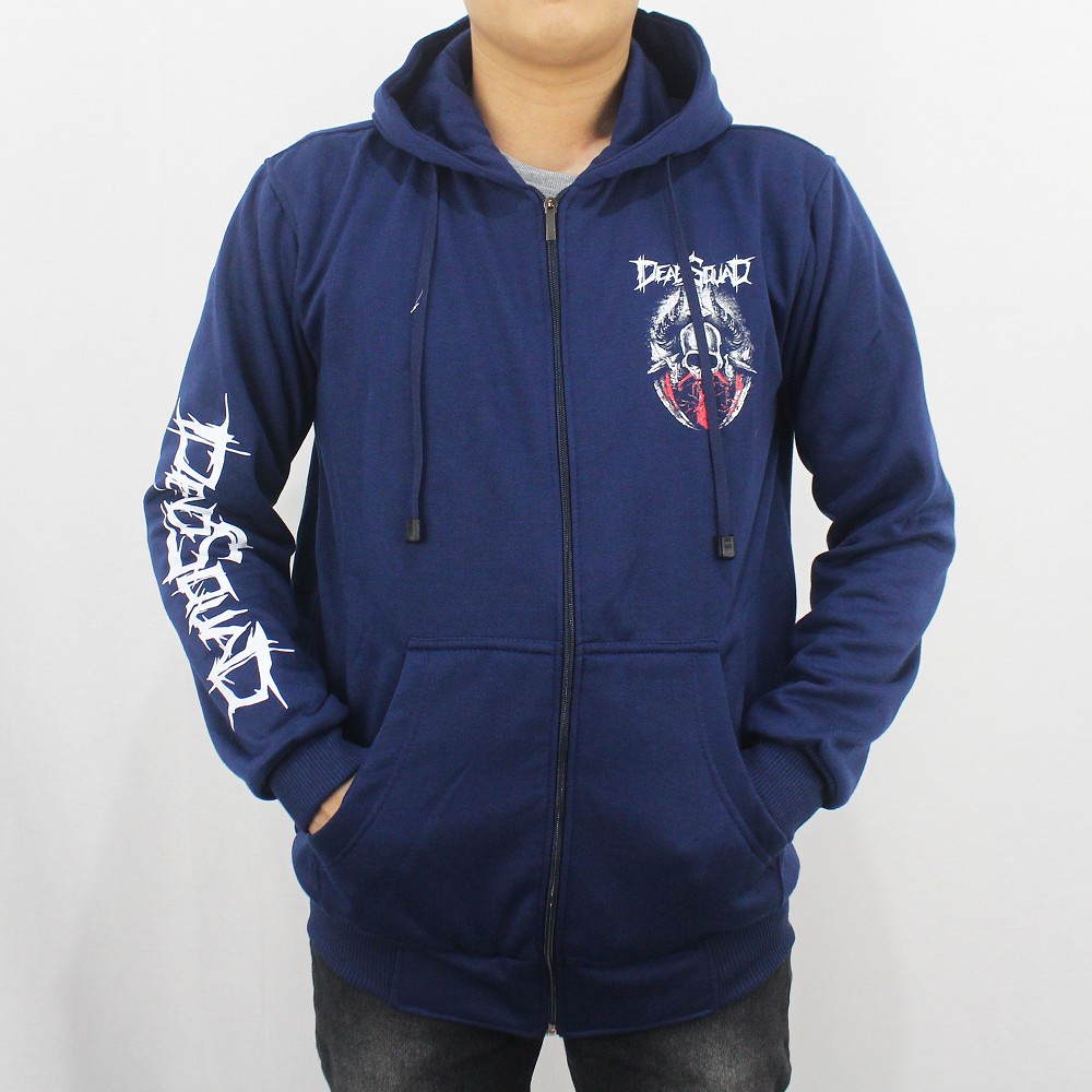 JAKET HOODIE MUSIK DEADSQUAD 07 M L XL XXL - JAKET DEADSQUAD HEAVY METAL - JAKET UNDERGROUND DEADSQUAD