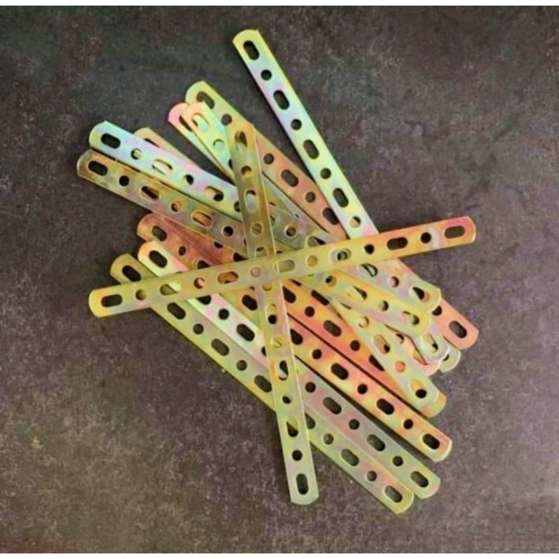Plat bolong besi lubang kuningan plat lubang besi harga 1pcs tebal murah NEW COD