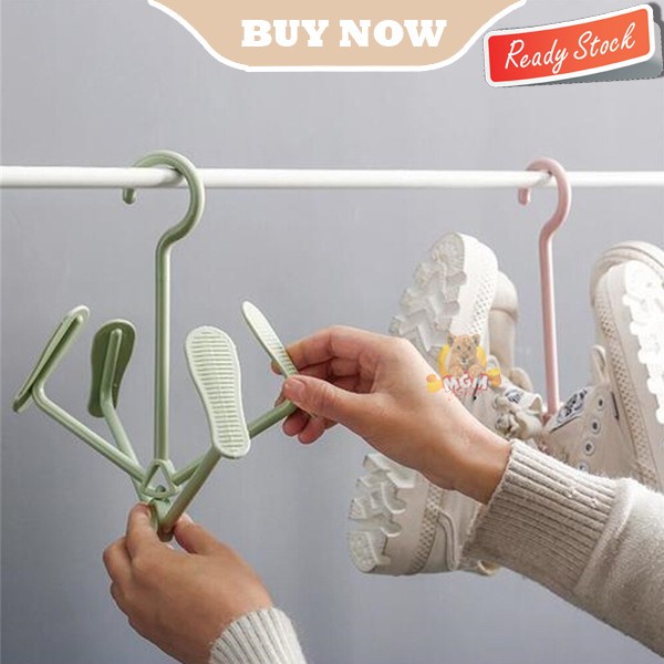 Shoe hanger gantungan sepatu sandal jemur shoes kaos kaki laundry dry