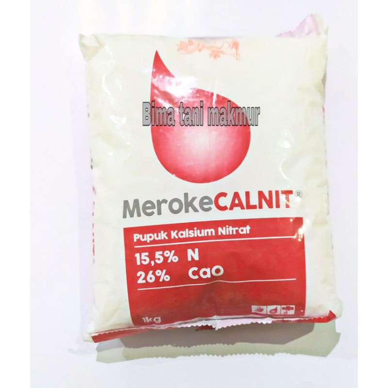 PUPUK PERTUMBUAHAN LENGKAP + CALSIUM  MEROKE CALNIT 1 KG