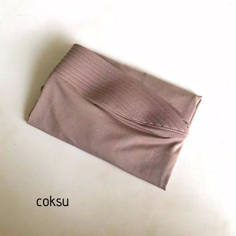 Jilbab Jersey Bergo Tasya Jumbo size 80 x 110 cm / khimar XL / Jilbab Jersey Instan Jumbo-Coksu