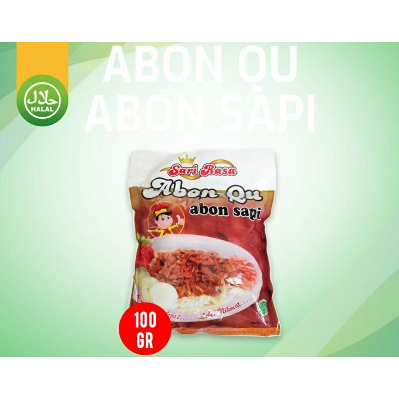 

Abon Sapi Sari Rasa Abon Qu Original isi 100g