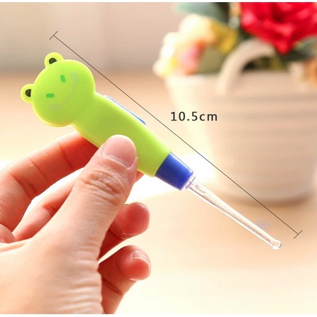 Earpick LED Karakter Cartoon Lucu Cute Animal Korek Kuping Karakter LED Pembersih telinga MURAH