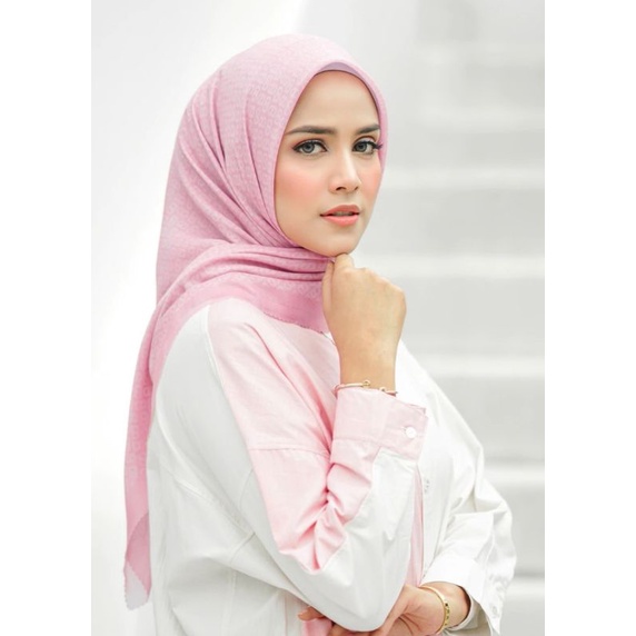 Buttonscarves Tapis Square Bubble Gum (Voal)