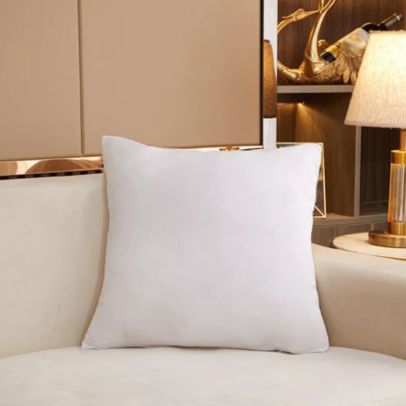 Bantal Sofa Kursi Ruang Tamu 40x40 Cm Polos Putih Besar Isi Dakron Empuk Tebal Minimalis