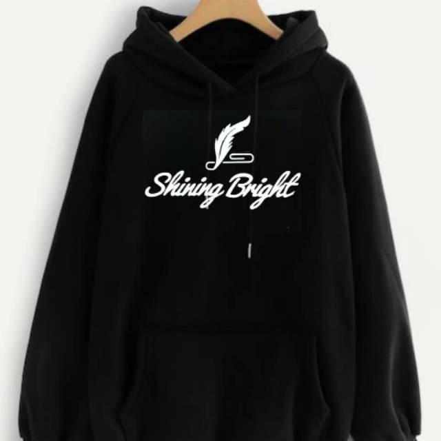 sweater hoodie SHINING BRIGHT premium original distro