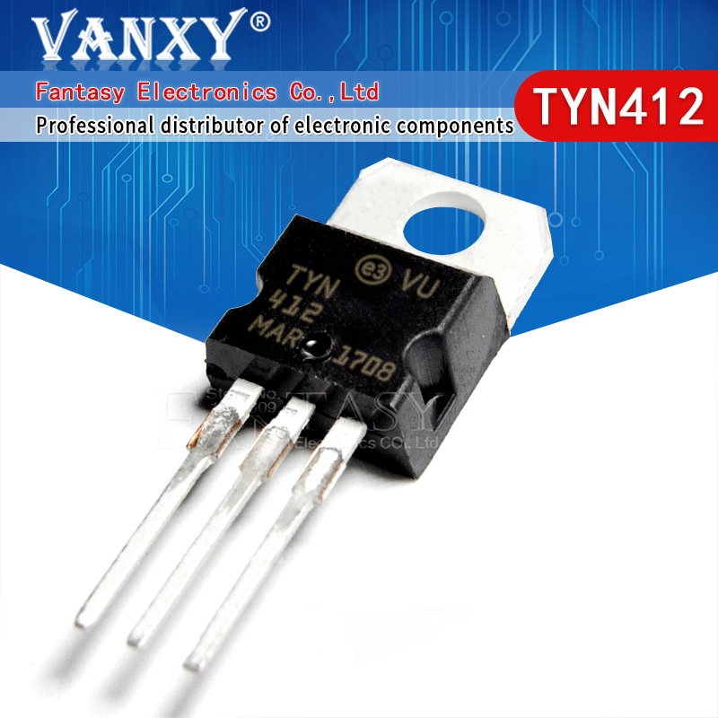 (Ready Stock) 5pcs TYN412 TO220 TYN412RG TO-220 SCRs 12 Amp 400volt Baru original