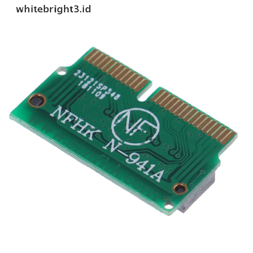 (whitebright3.id) Kartu adapter Konverter SSD NGFF M.2 NVME Untuk Buku Mac 2013-2015