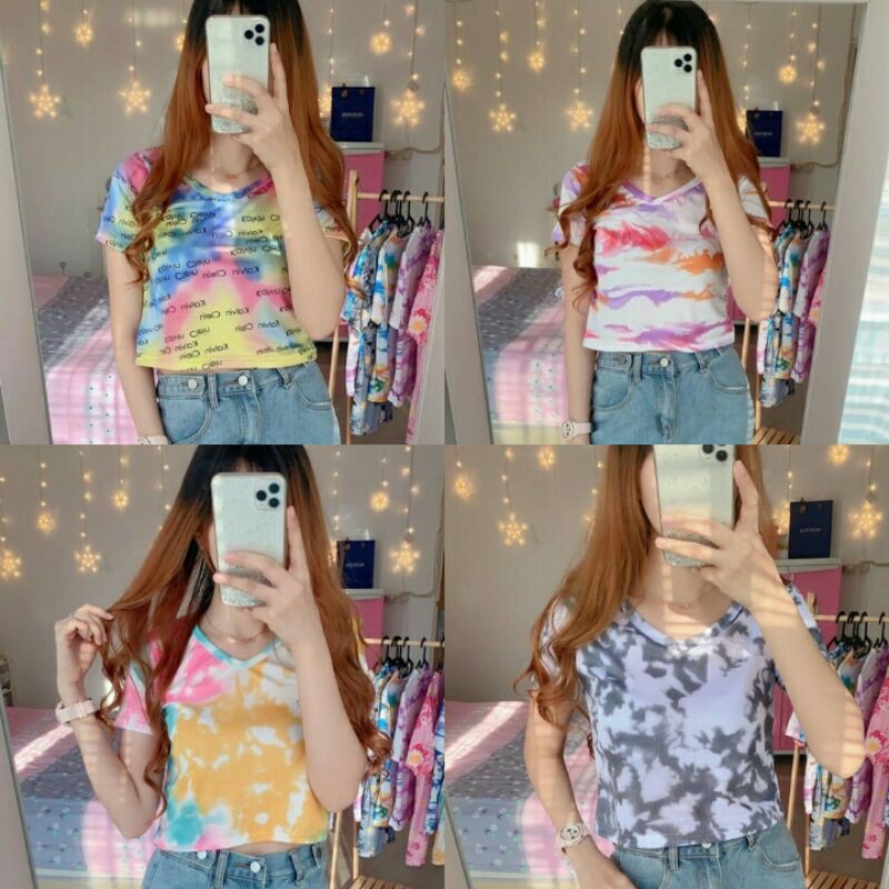 crop Tie Dye