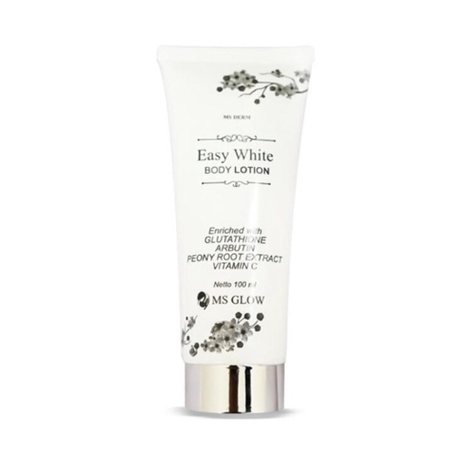 MS GLow Easy White Body Lotion pemutih kulit instan