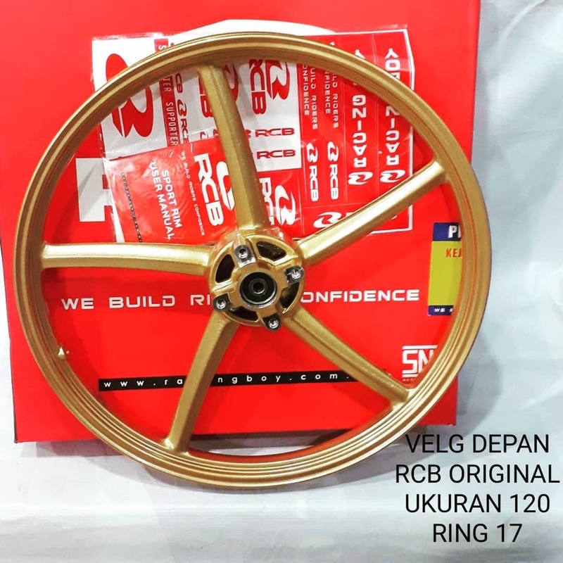 velg depan rcb sp 522 yamaha honda herex mio jupiter ukuran 120 140 160 ring 17 copy rcb depan