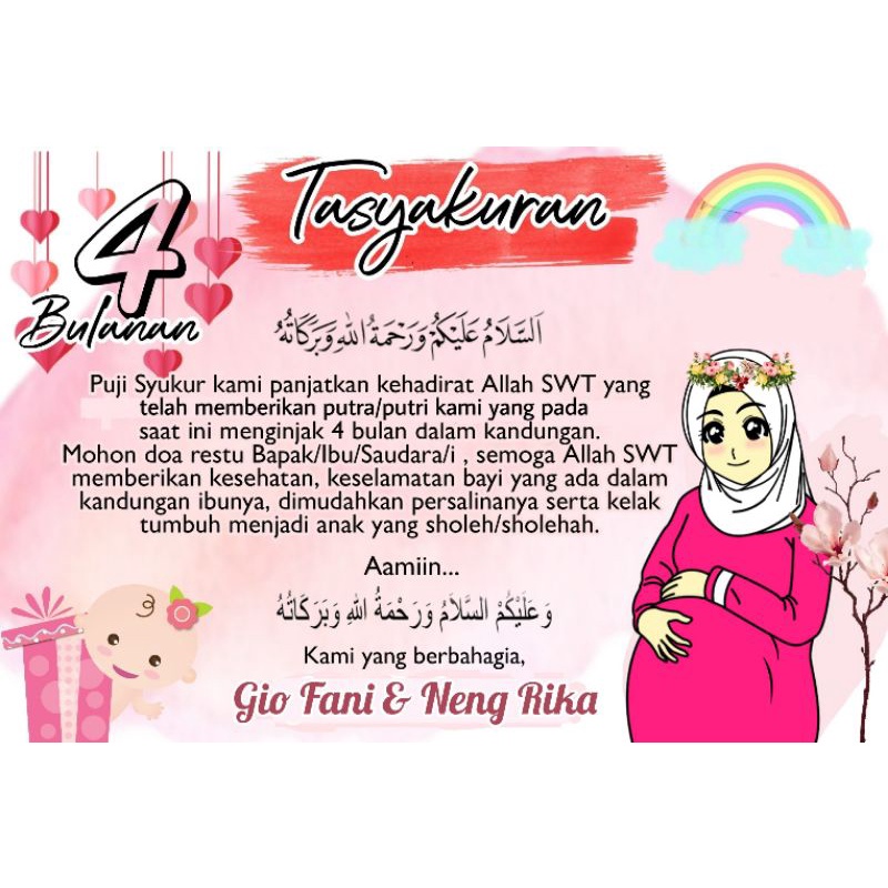 

STICKER 4 BULANAN/7 BULANAN PERSEGI PANJANG