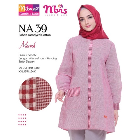 CUCI GUDANG ATASAN TUNIK NIBRAS NA 039 NA039 NA 39 NA 043 43 BISA COD