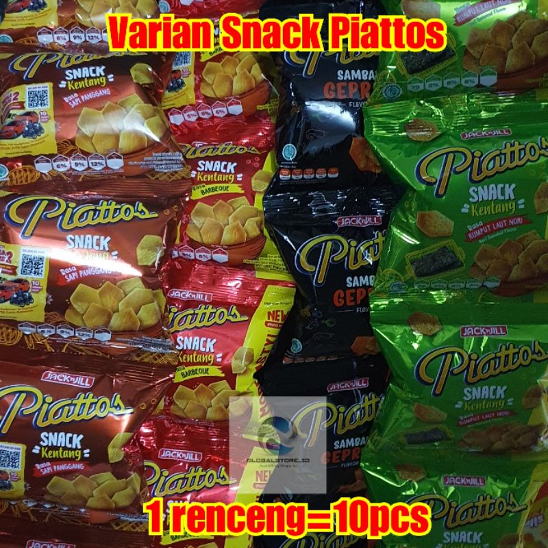 Snack kentang piattos renceng