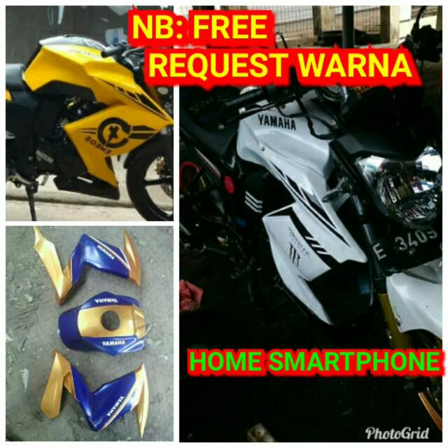 Kondom tangki YAMAHA Byson Karbu paket fairing model z250