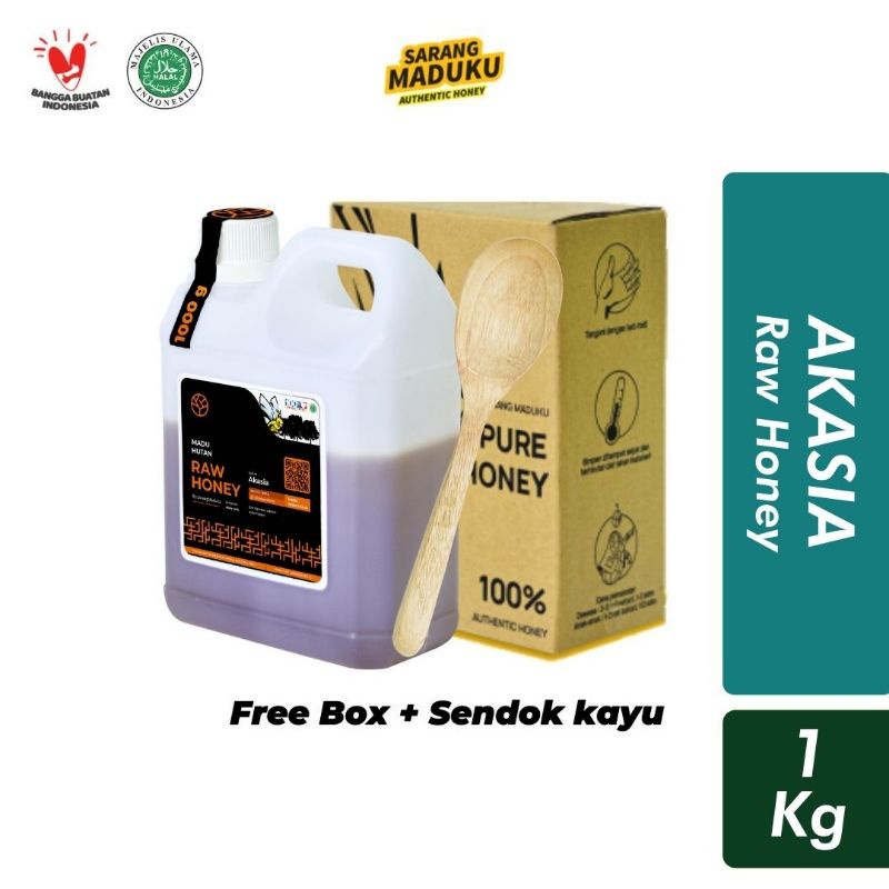 

Madu Hutan Akasia Murni Asli Hutan Raw Honey [1Kg] Sarang Maduku