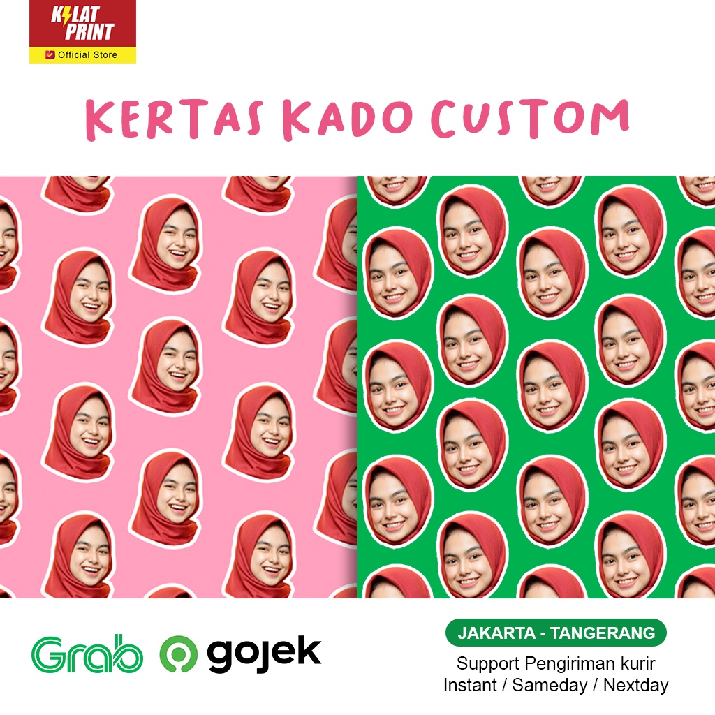 KERTAS KADO CUSTOM MUKA (SAME DAY)