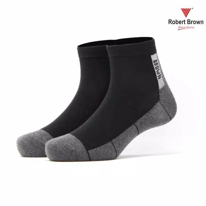 Robert Brown Kaos kaki Pria Semata Kaki - Ankle Sock - Casual - Premium Quality