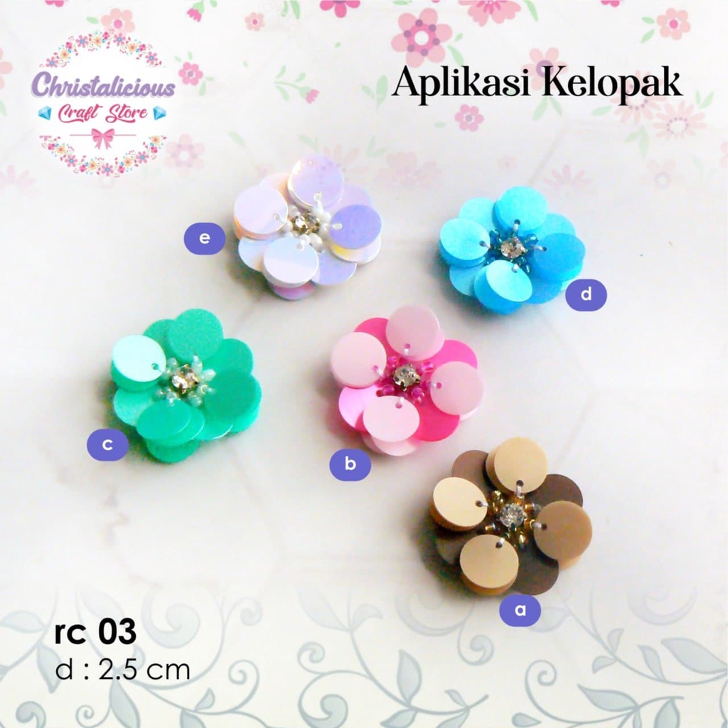 Bunga Payet, Rangkaian bunga payet Rc 03