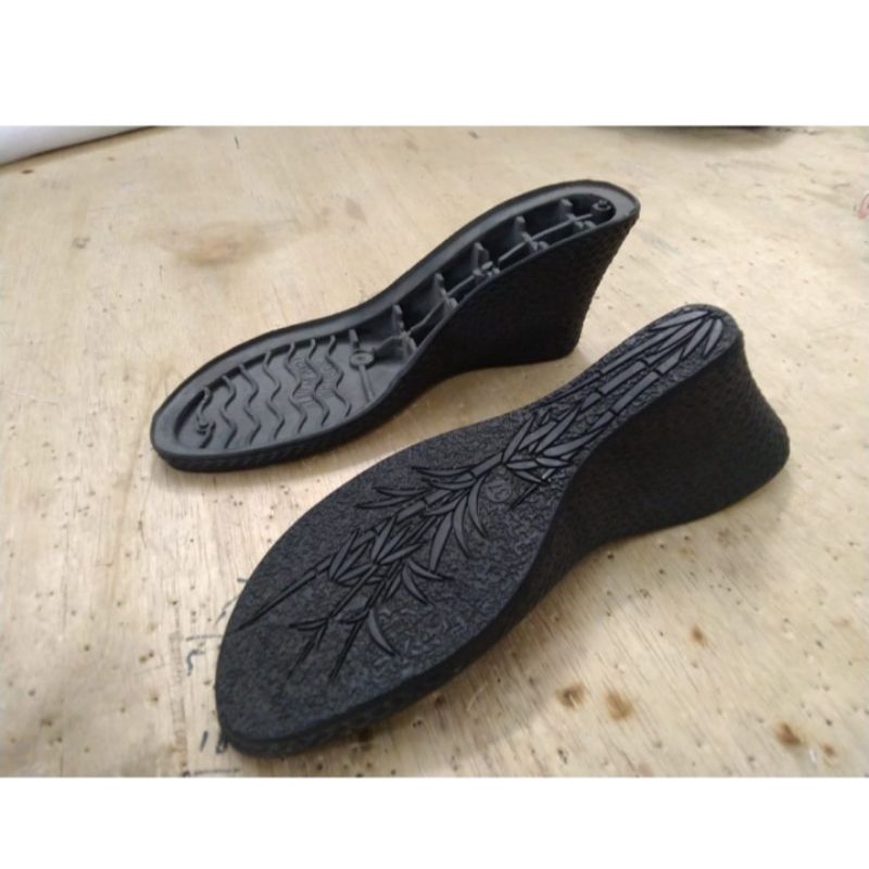 outsole sepatu sandal wedges wanita sol sandal wedges wanita 7cm