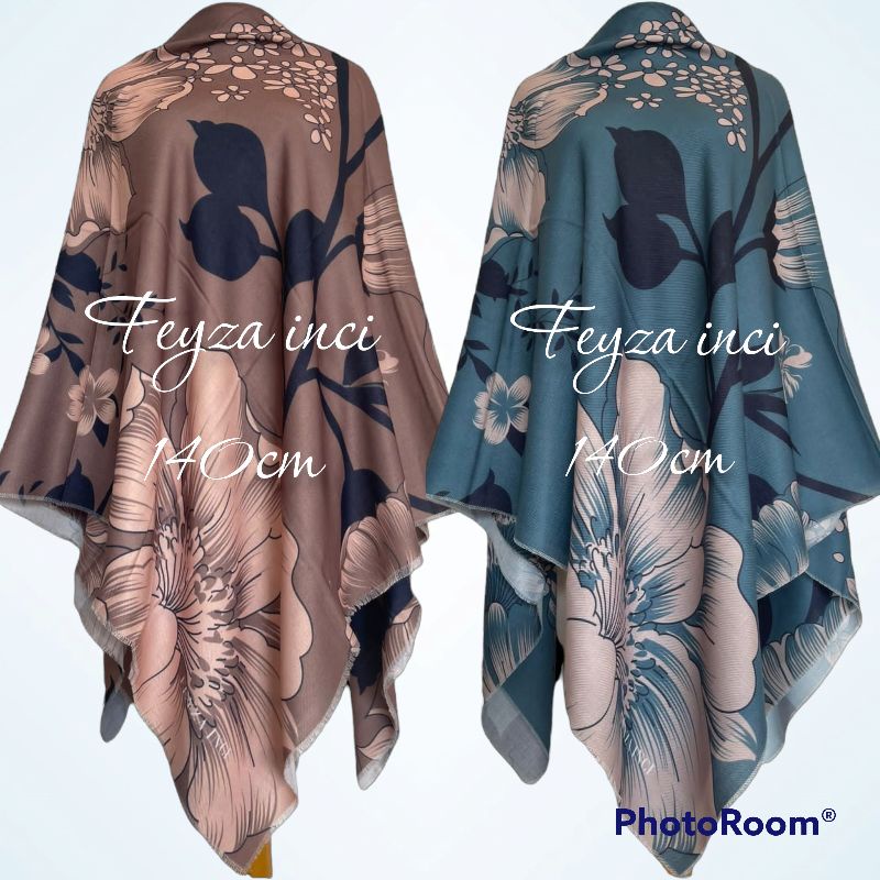 Hijab segiempat FEYZA INCI jumbo motif