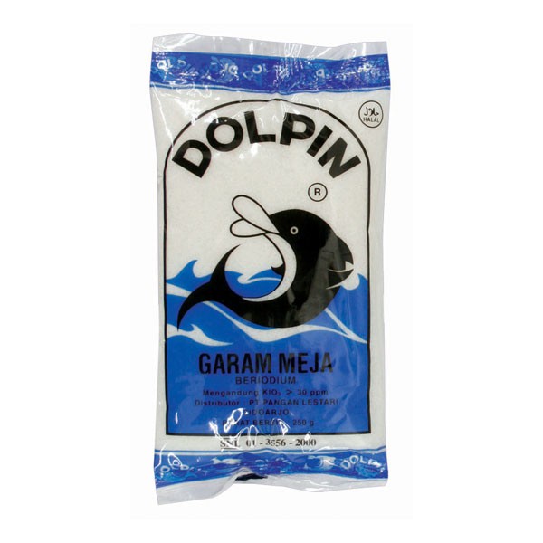 

Dolphin Garam Kecil 250 Gr