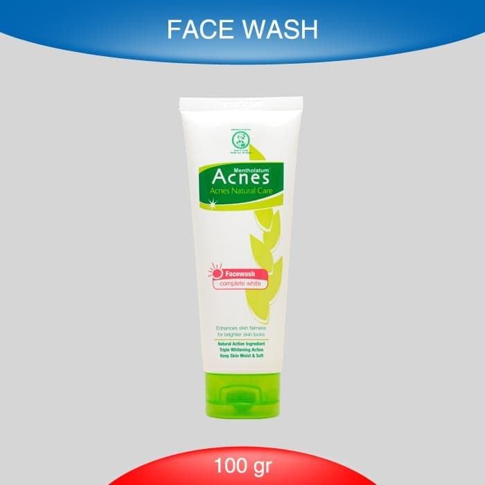 ACNES NATURAL CARE COMPLETE WHITE FACE WASH