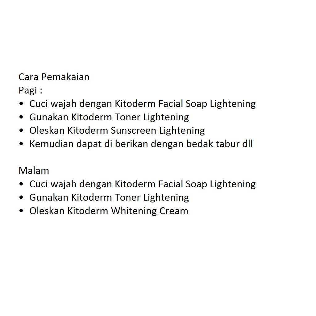 PAKET Kitoderm Whitening Glowing Premium Original / Paket Pemutih Anti Kusam isi 4 BPOM Aman