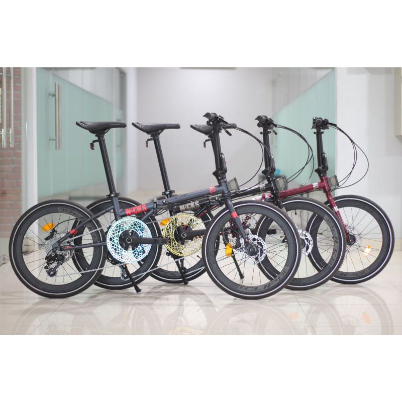 Sepeda Lipat 20 Element Nicks New 2022 Chromoly Hidrolik Hollowtech Free Bonus
