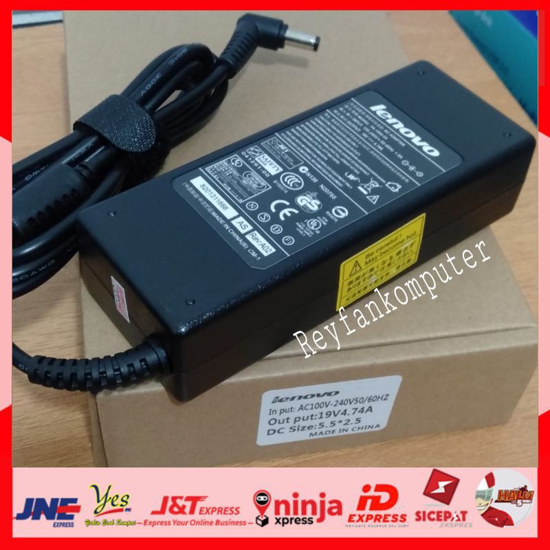 Adaptor Lenovo 19V4.74A DC 5.5 2.5 Lenovo 3000 Y300 Lenovo 3000 Y310