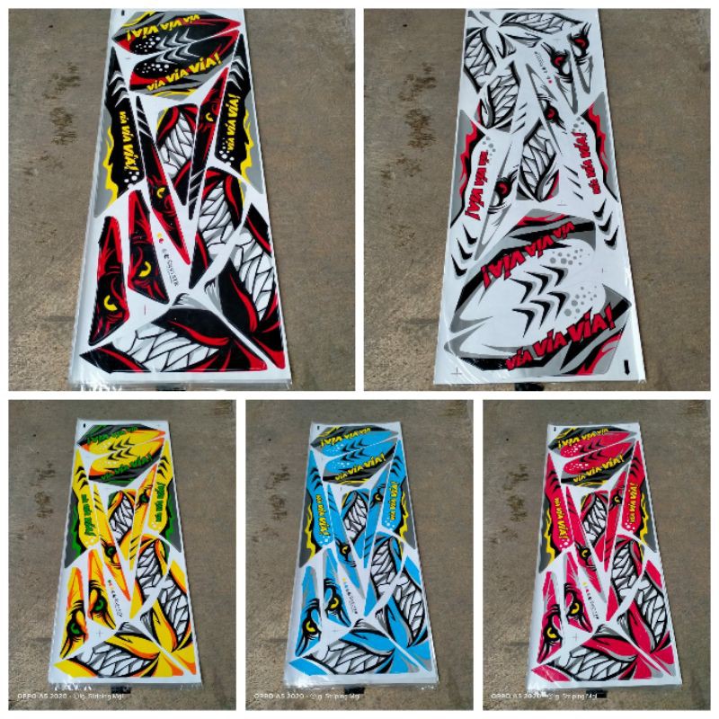 STRIPING VIXION OLD LAMA VARIASI SHARK HIU
