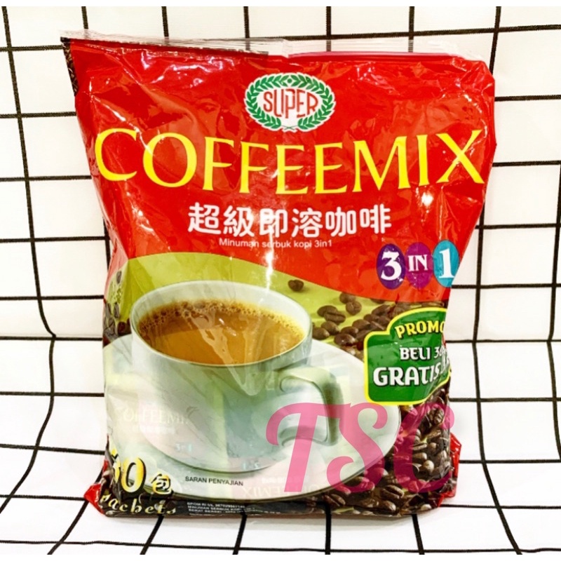 

SUPER Coffeemix SUPER Coffee mix Singapore Super CoffeeMix Minuman Serbuk Kopi 3in1 30sachet
