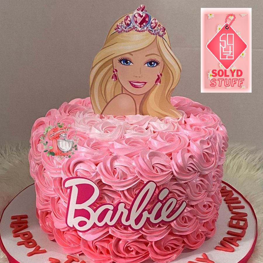 

TOPPER CAKE HIASAN KUE ULANG TAHUN BARBIE