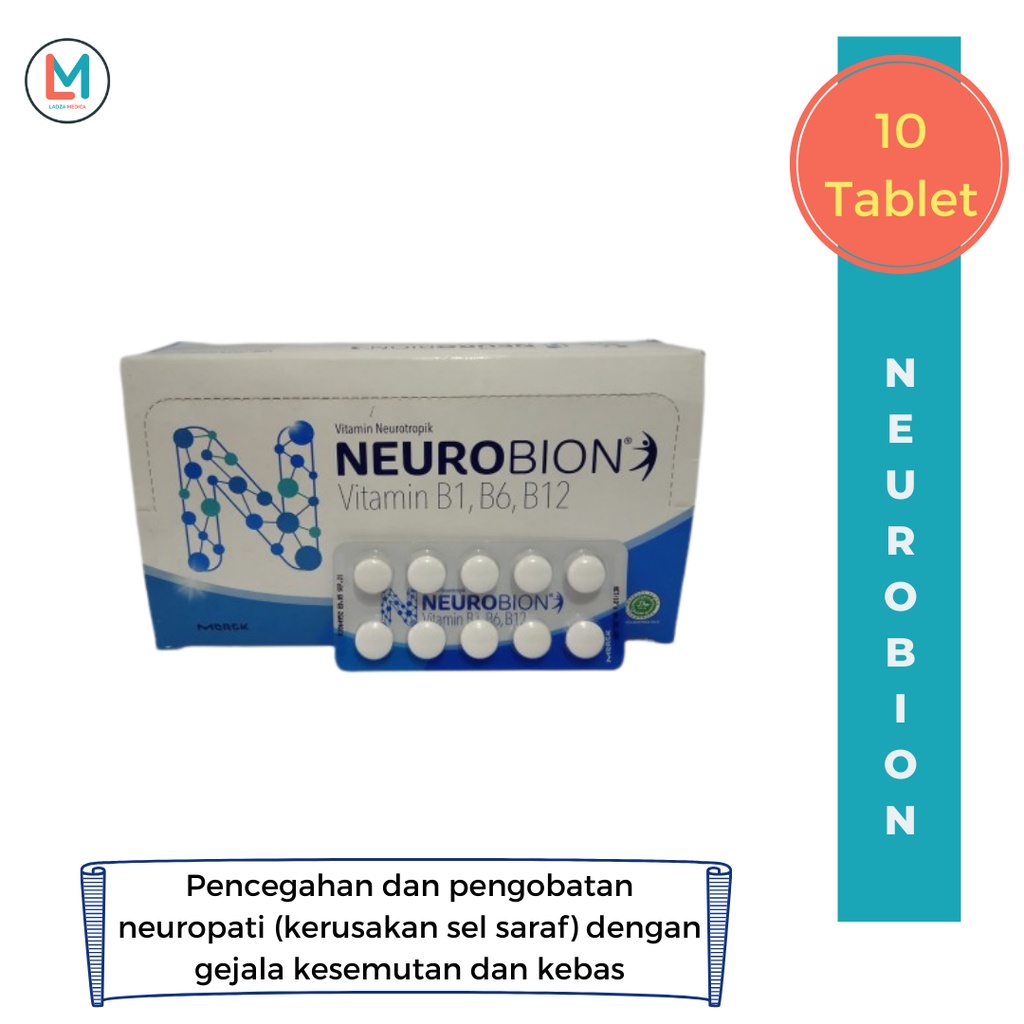 Neurobion 1 Strip Isi 10 Tablet | Vitamin Neurotropik